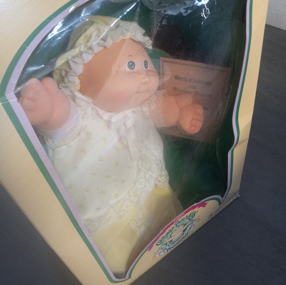 Vintage Caleco 1983 Cabbage Patch Kids Preemie Doll Hilda Celina New In Box - Picture 12 of 13